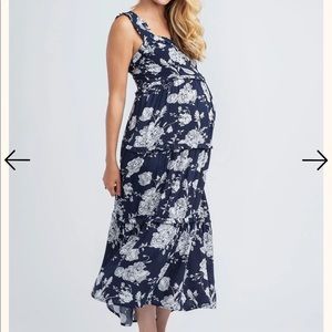 Nom Maternity Emma During and After Maxi Dress